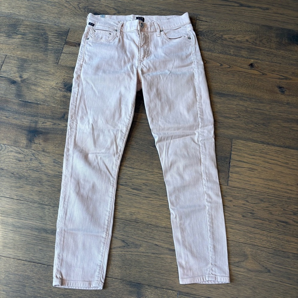 Citizens of Humanity High Rise Blush Pink Jeans